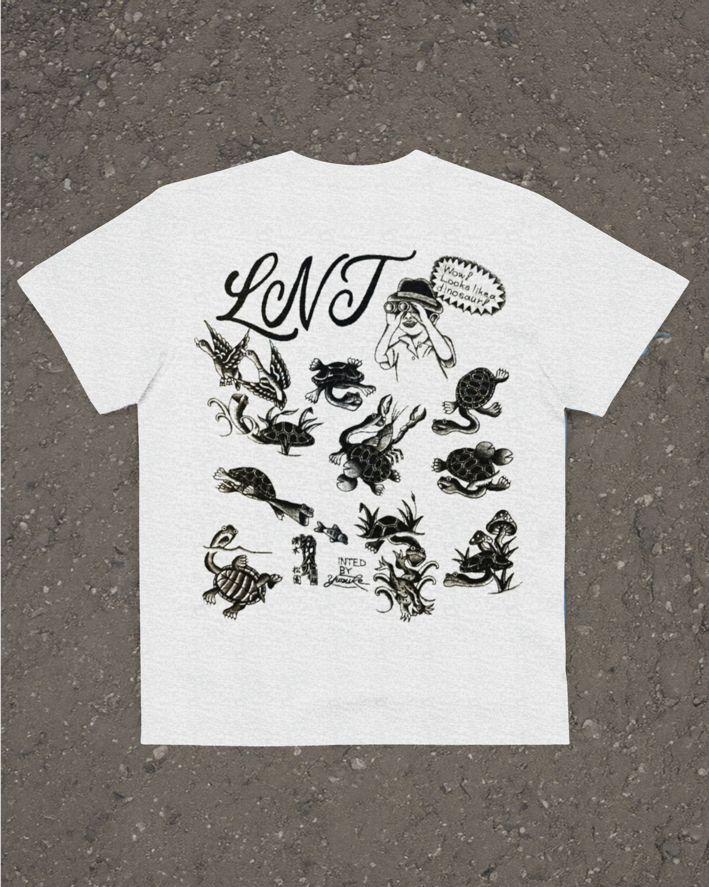 LNTオリジナルTシャツ(アッシュ)