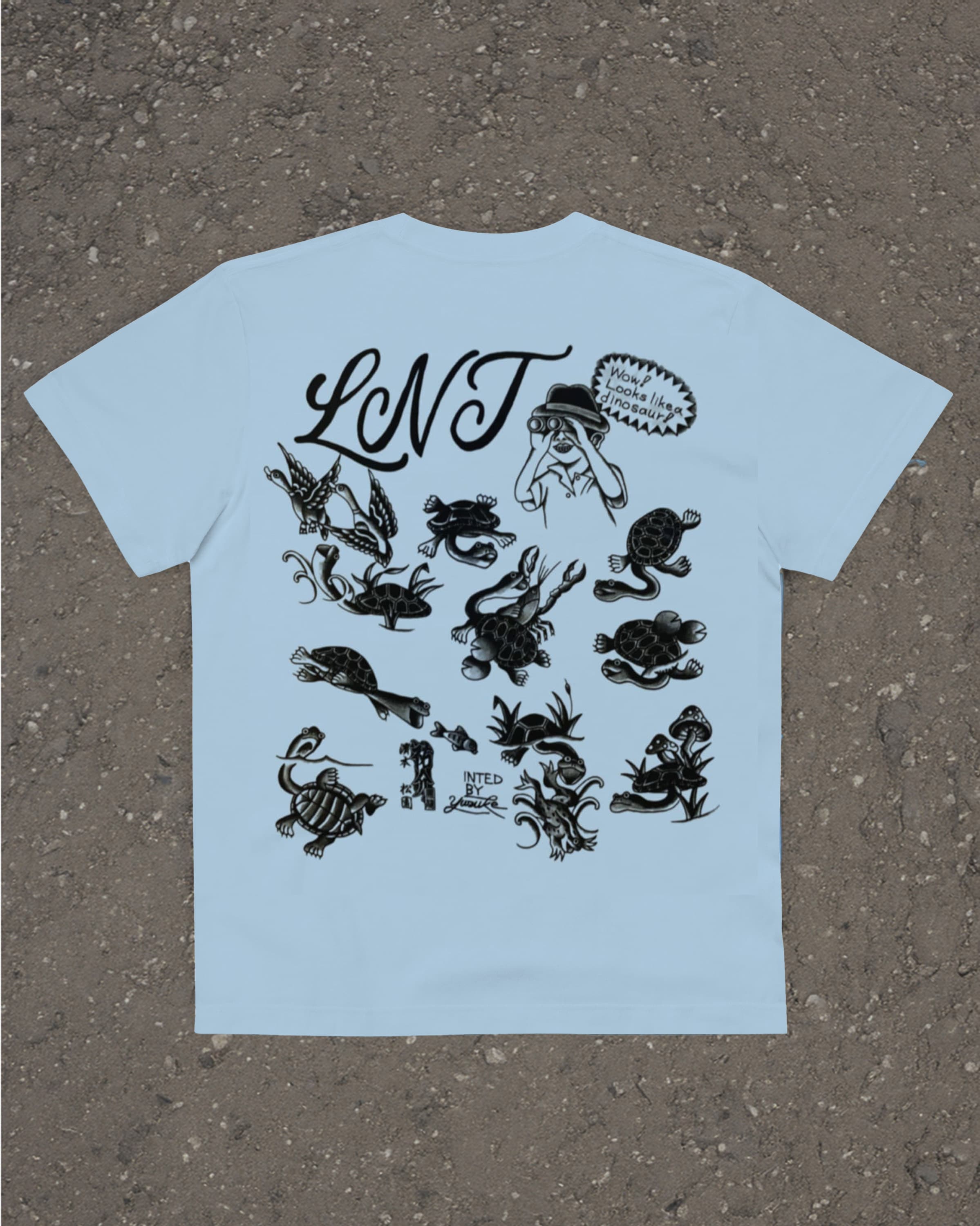 LNTオリジナルTシャツ(ライトブルー)