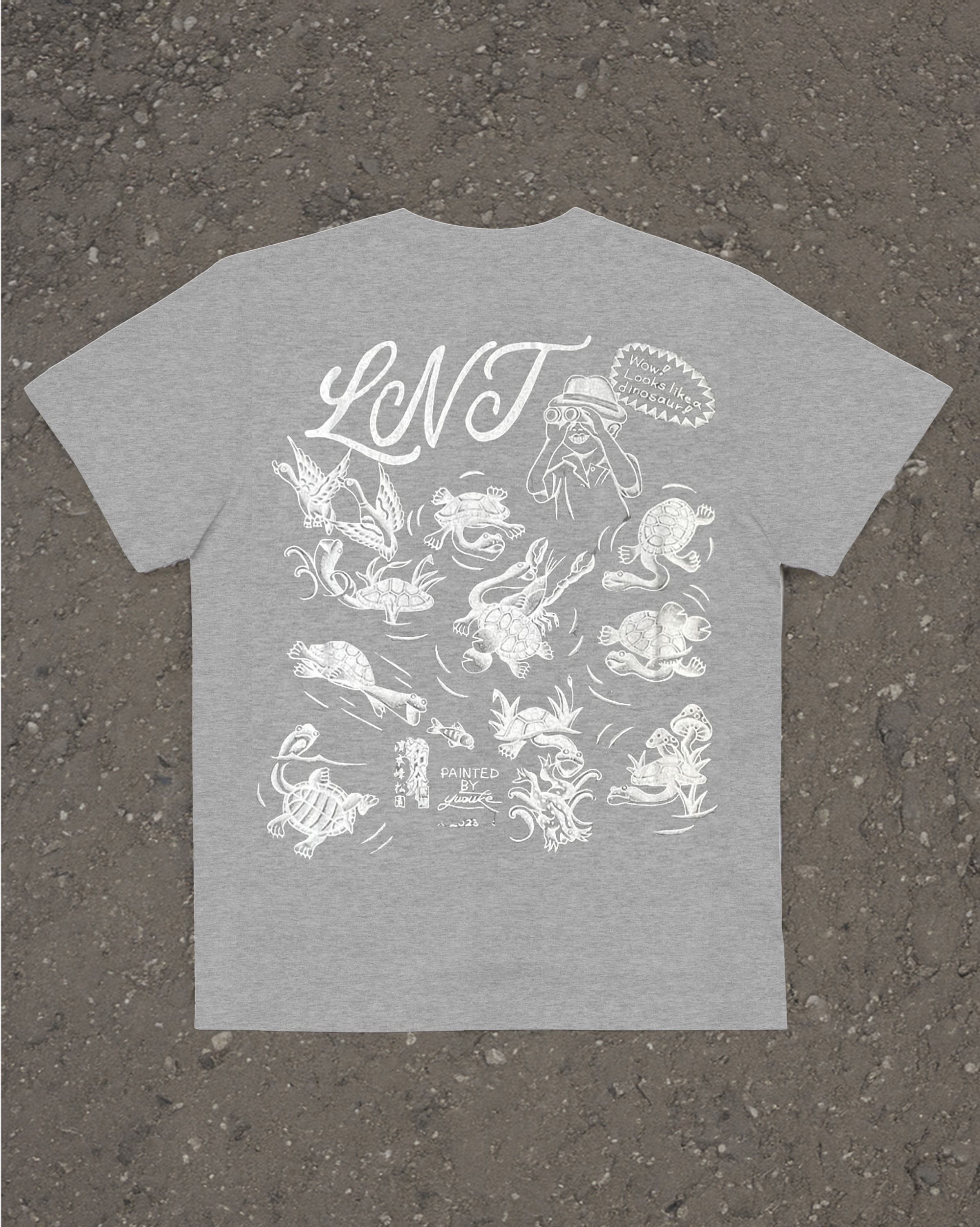 LNTオリジナルTシャツ(グレー)