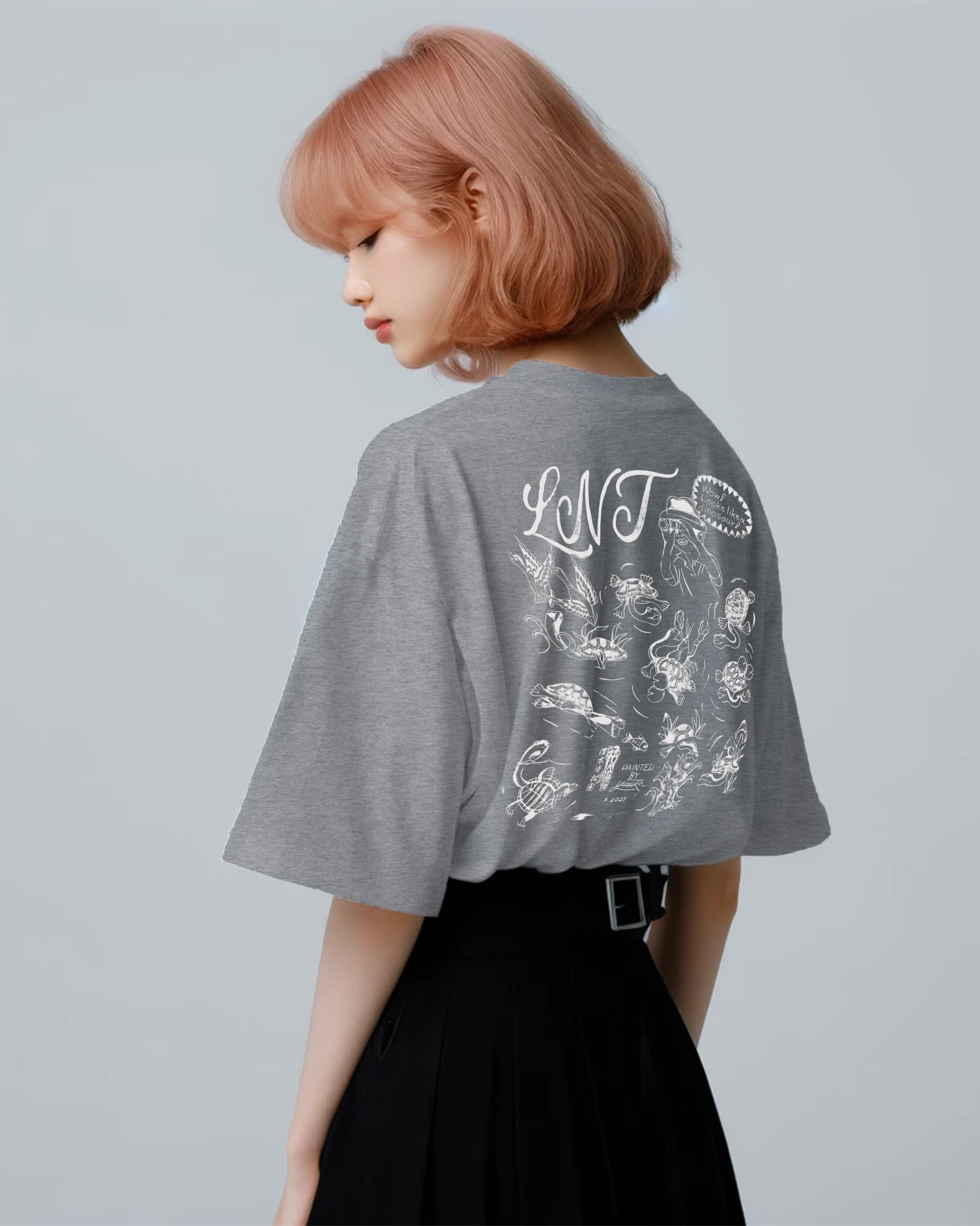 LNTオリジナルTシャツ(グレー)