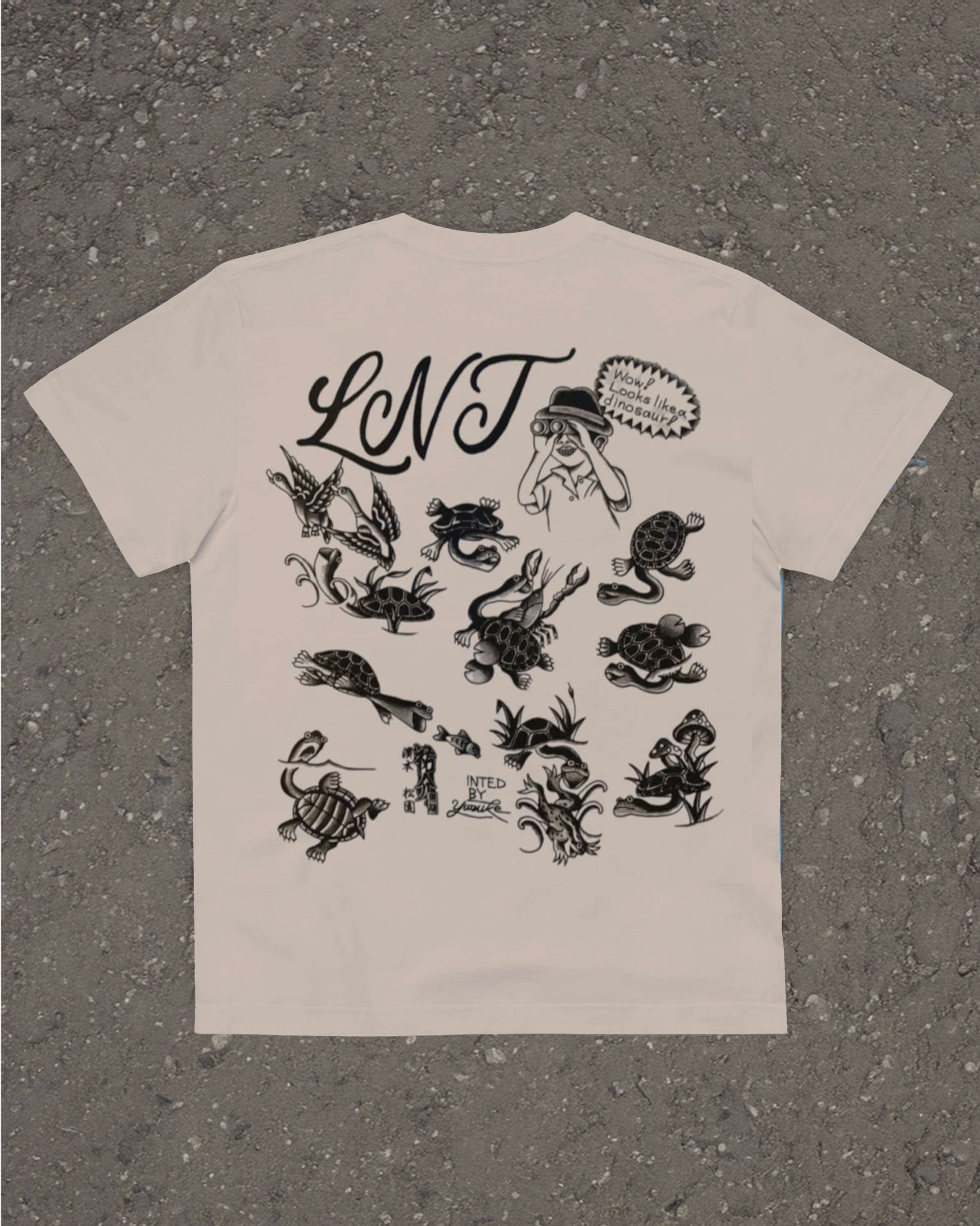 LNTオリジナルTシャツ(ベージュ)