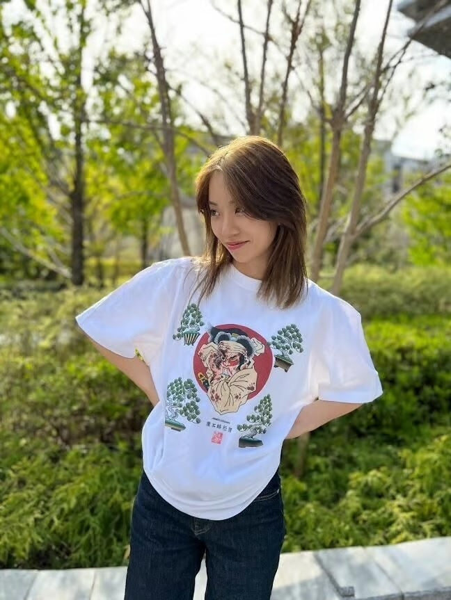 濱本祐介オリジナルTシャツ(盆栽と侍)