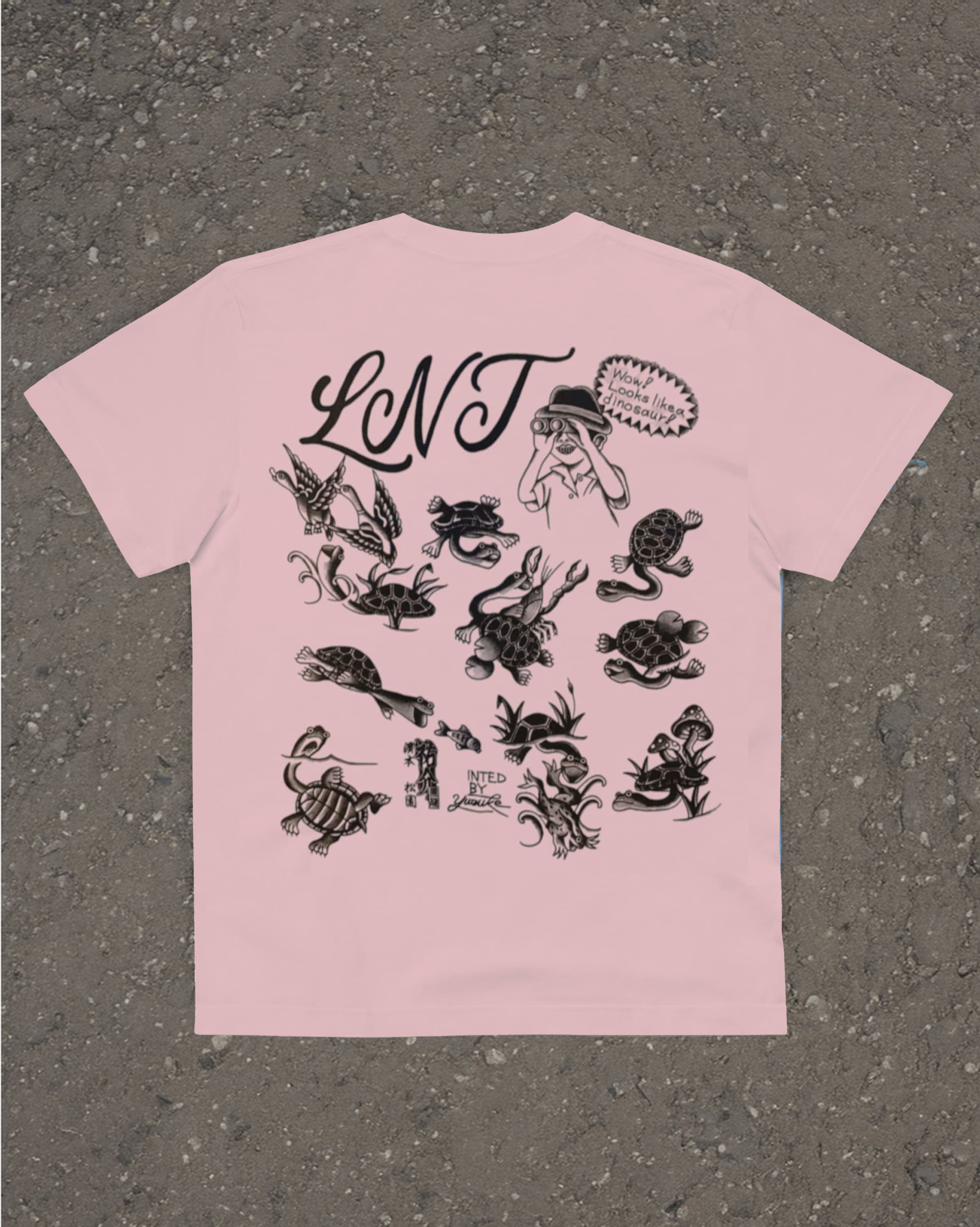 LNTオリジナルTシャツ(ライトピンク)