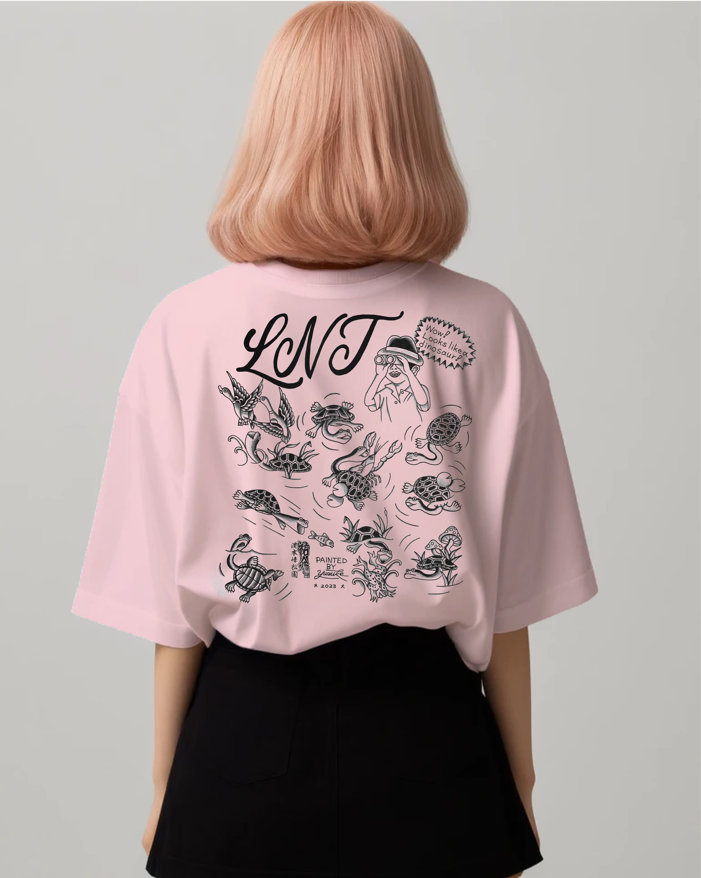 LNTオリジナルTシャツ(ライトピンク)